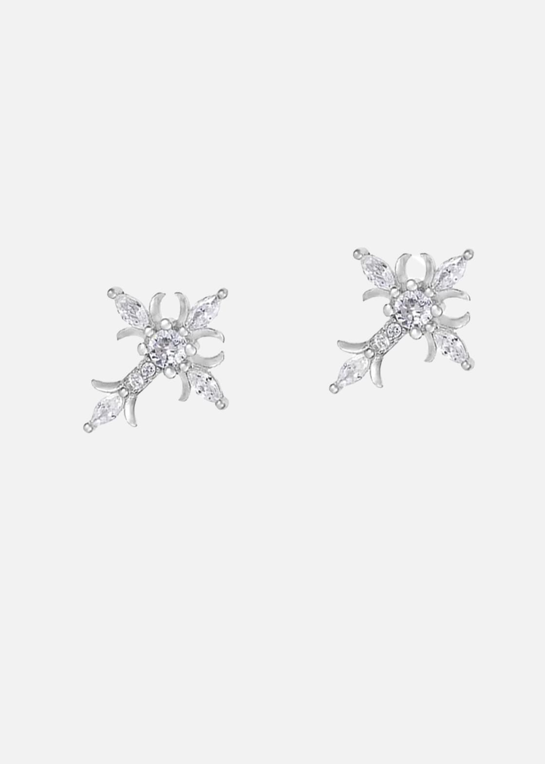 Laurel Cross Stud Earrings