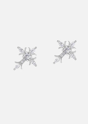 Laurel Cross Stud Earrings