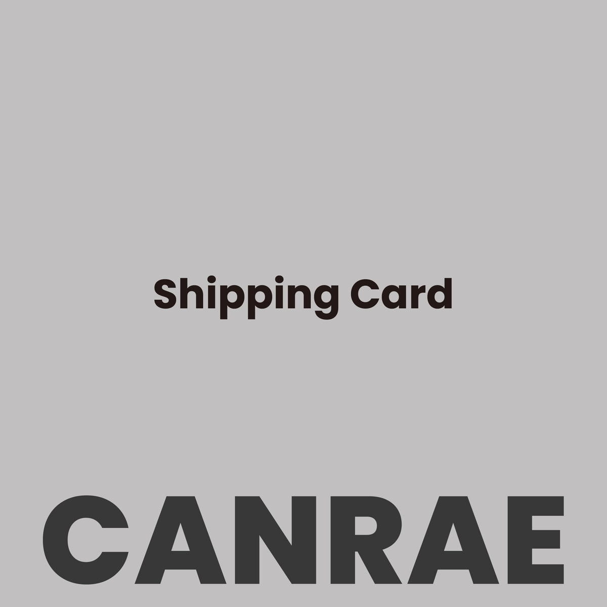 Shipping Card